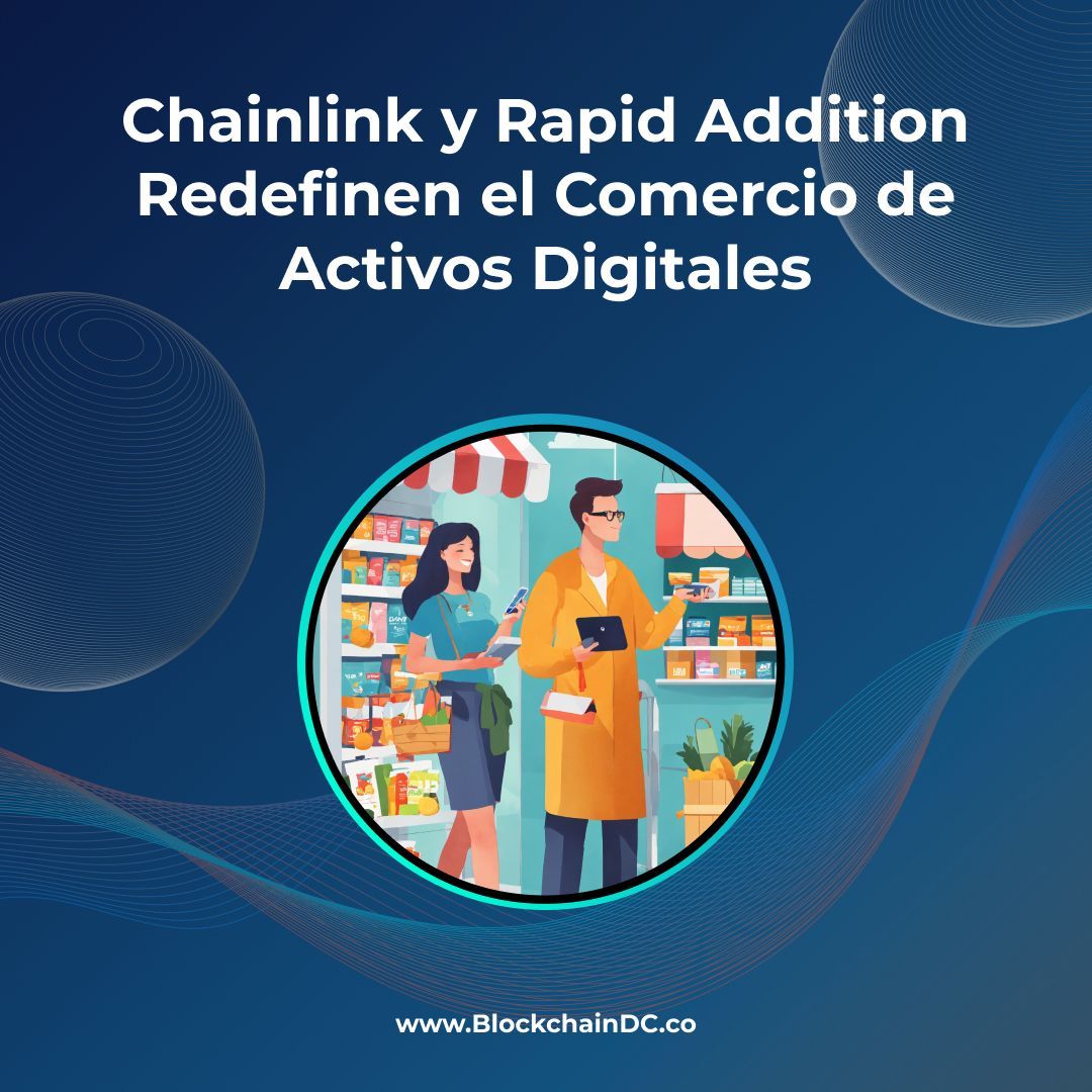 Blockchaindevc's tweet image. boom ¡ No te pierdas nuestro nuevo articulo y sabrás como evoluciona el comercios de activos digitales de la mano de Chainlink y Rapid Addition.     
aqui 
shre.ink/DXDv