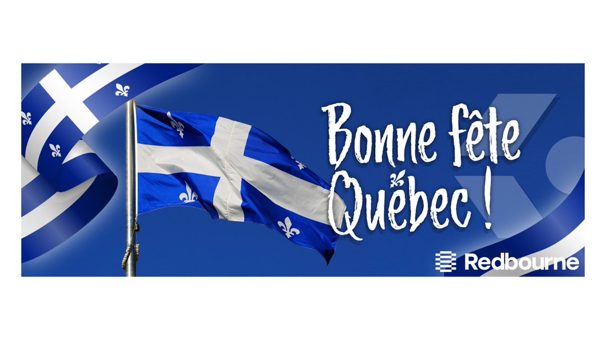 L'équipe de Redbourne vous souhaite une belle journée de la Saint-Jean-Baptiste! 
***
The Redbourne team wishes you a wonderful Saint-Jean-Baptiste Day!