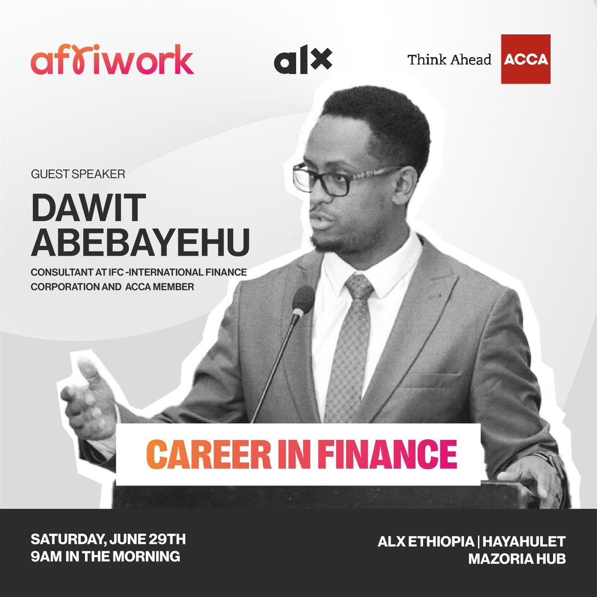 Our keynote speaker, is a well-versed accountant with more than 11 years of experience in two of the big 4 global firms. Our event will also consist of discussions that will guide participants into finance careers.
✅ Register here: lnkd.in/ecisaewW