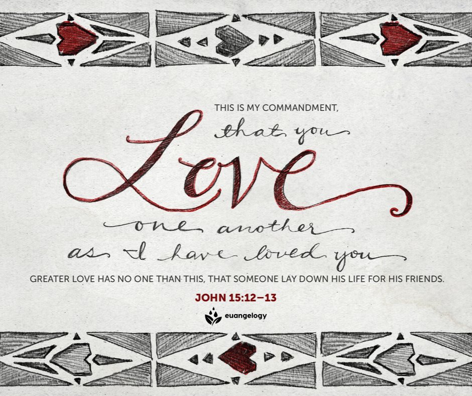 elijahlayfield's tweet photo. Jesus doesn't give us a new tablet of commandments. He gives us himself. He says, "Love as I have loved you." Then, he gives us his Spirit to enable us to love with the love he has.
#JesusisLife #gospelofgrace #newcommandment https://t.co/sVLdsJnSM9