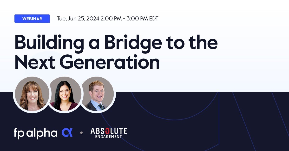 FP Alpha (@_fpalpha) on Twitter photo TOMORROW June 25 at 2:00 ET <a href="/jlittlechild/">Julie Littlechild</a> <a href="/AAltfest/">Andrew Altfest</a> will discuss how to connect with the next gen of investors and design a client experience that truly resonates.
hubs.la/Q02CRDg40 TOMORROW June 25 at 2:00 ET <a href="/jlittlechild/">Julie Littlechild</a> <a href="/AAltfest/">Andrew Altfest</a> will discuss how to connect with the next gen of investors and design a client experience that truly resonates.
hubs.la/Q02CRDg40
