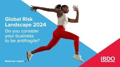 BDO_Chile's tweet photo. Ya está disponible nuestra 9ª Edición del Global Risk Landscape Report 2024. En esta edición, contamos con la participación de nuestro Acting Partner de Cyber &amp; Risk Advisory, @LeopoldoAstudillo. 

➡️ https://t.co/2dMWGoRWlR

#GlobalRiskLandscapeReport #Reporte #CyberRiskAdvisory https://t.co/vVu4VwNEwO