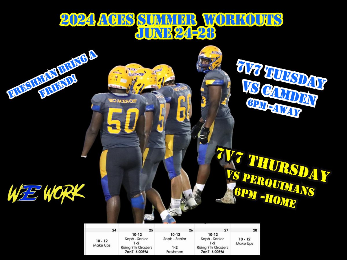 Makeups today and Friday. - 2 7v7s this week!