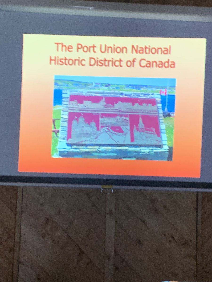 Another group another presentation! #historicportunion #canadsonlyunionbuilttown