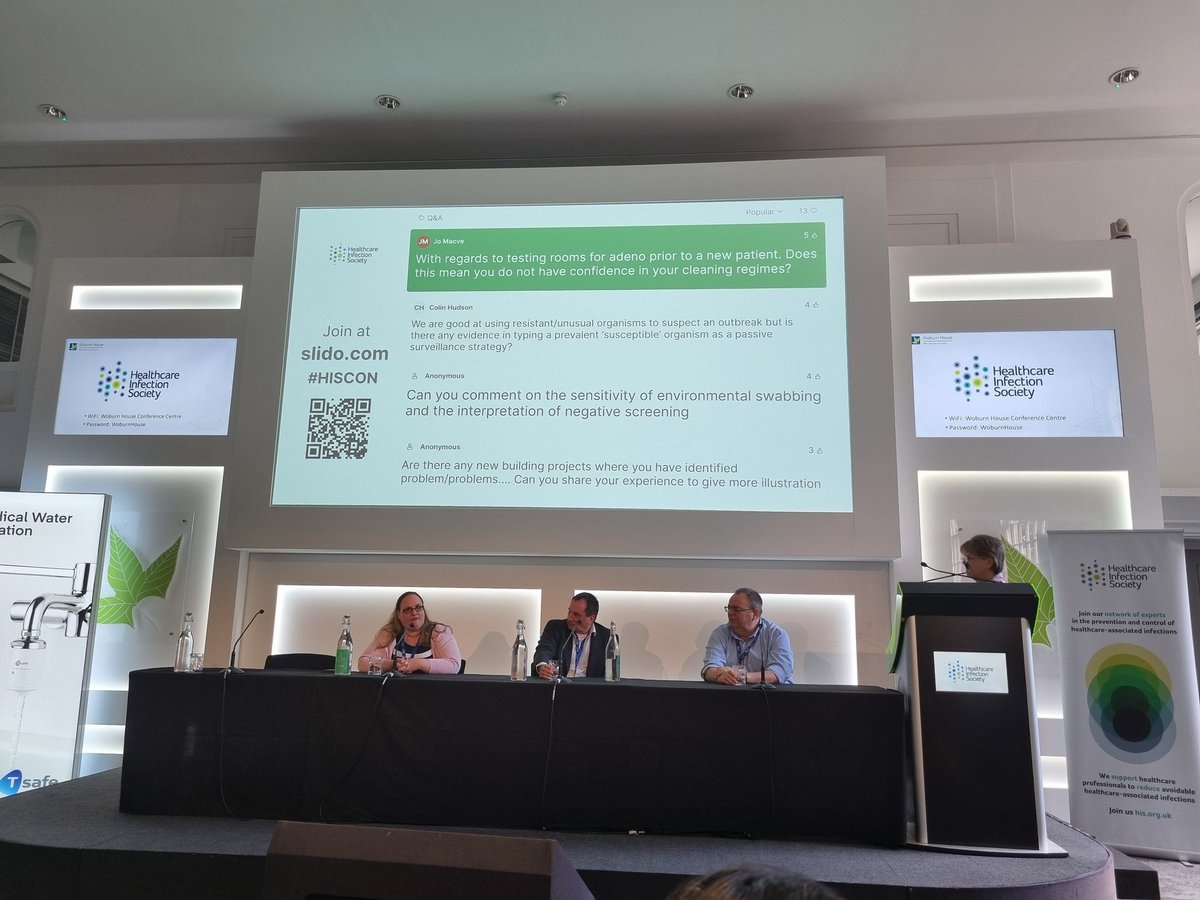 #HISCON, Annual Conference 2024 has started with informative sessions followed by Q&amp;A on Infection Prevention Control
<a href="/HIS_infection/">Healthcare Infection Society</a> <a href="/girlymicro/">Prof Cloutman-Green🕷 (Girlymicro@mindly.social)</a> <a href="/SamWatkin7/">Sam Watkin</a>