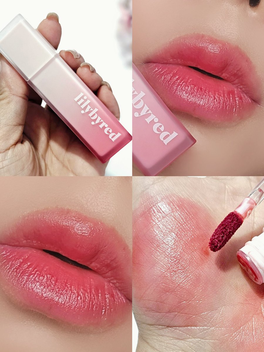 ชอบเนี้อรุ่นนี้ของ LILYBYRED มาก ลิปทิ้นฟองนม เป็นเนื้อแบบแปลกใหม่นุ่มๆลื่นๆเบาจริงทาแล้วสีเรียบเนียนไปกับปาก ปาดกี่รอบก็ไม่รู้สึกหนักปากเลย เนื้อแห้งแต่มีความชุ่มชื่นงงป่ะ แต่มันสบายปากจริงๆนะ ยิ่งเกลี่ยให้ฟุ้งๆก็ดูละมุน สี 05 น่ารักมากกก กลบสีปากได้