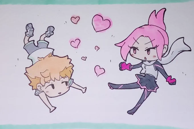 肘とか膝とかの凹凸を全無視したいときに描くタイプのりんさん。