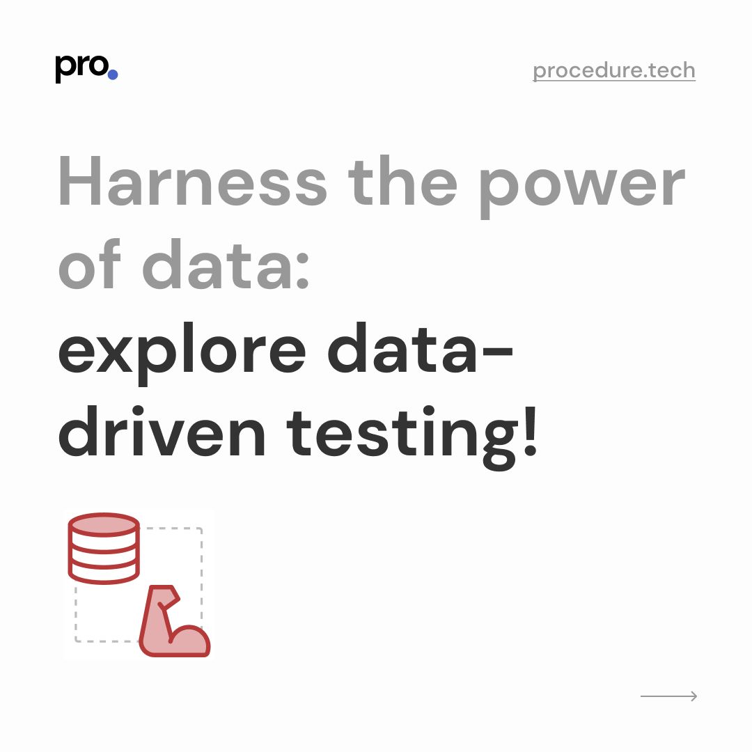 ProcedureHQ's tweet image. #DataDrivenTesting explained: what, why, how, and when?🖥️📊
#SoftwareTesting #QualityAssurance #QATesting #CodeQuality