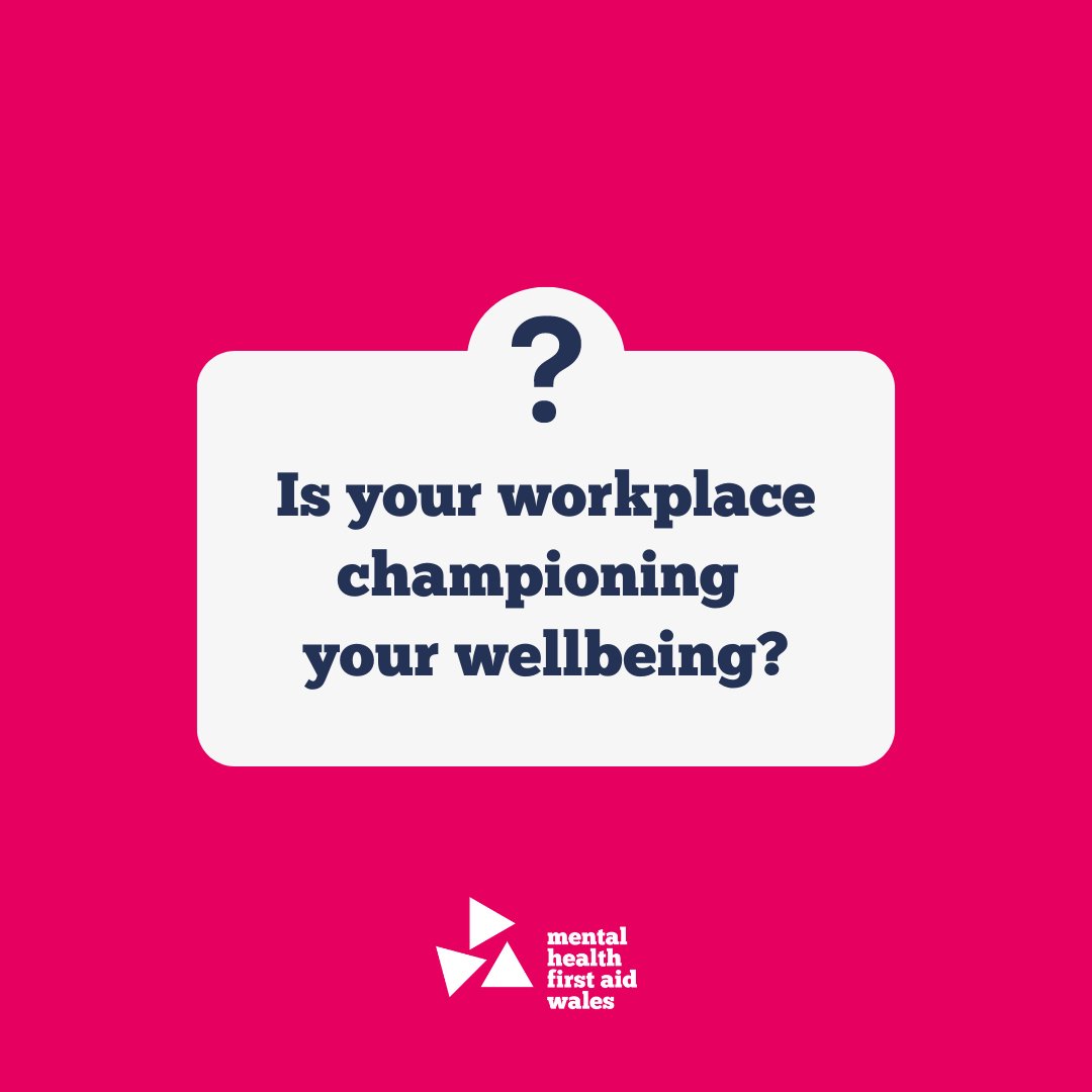 Wellbeing in the workplace is crucial in helping you feel supported at work. If this sounds like something your workplace is committing to, why not apply for our Wellbeing Quality Mark? Visit our website for more details: mhfawales.org/wellbeing-qual…