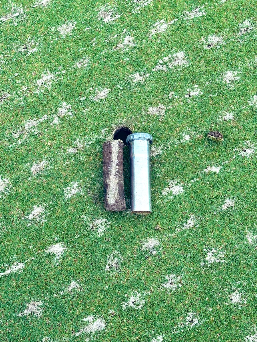 5 course in 4 days with constant pop up showers and still had a great week in south Louisiana! Big tks to all our regular Louisiana guys. The roots find the #DryJect channels, hard to beat that pic but we see it all the time. #PoundSand
