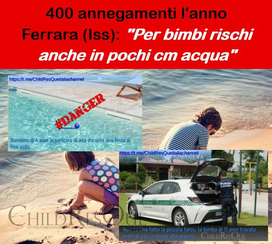 Bera49164308's tweet photo. 🚨TROPPI BIMBI ANNEGATI🚨
Circa 400 #morti per #annegamento e 800 #ricoveri legati a ingestione di acqua in maniera accidentale.
#24giugno
#News_EU_Italy #Child_Dead #Child_Drowning
https://t.co/jKURCszdLY https://t.co/3iJrX0Mt6D