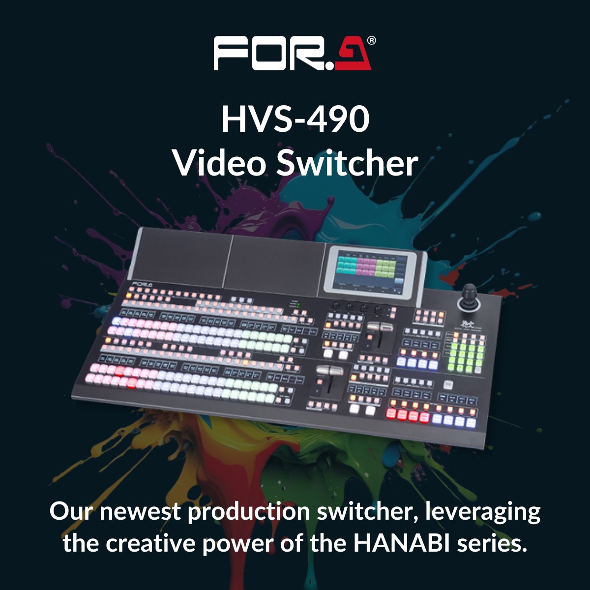 FORAEurope's tweet photo. Our #HVS490 switcher offers flexible expansion, opening the door to even more affordable #4K production.

Read more here: https://t.co/wP77QqzgGm  

#broadcast #production #remoteproduction #liveproduction #videoproduction #media #livestreaming https://t.co/NsnCTqJ81C