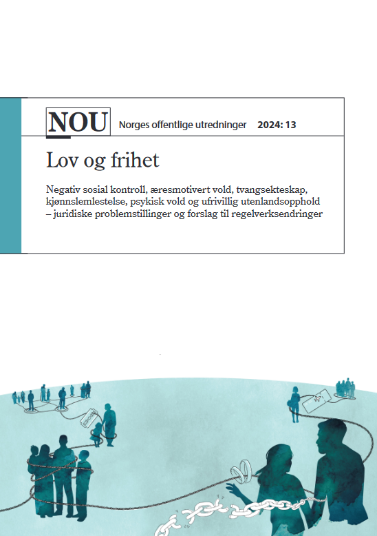NOU 2024: 13 Lov og frihet ble overlevert til arbeids- og inkluderingsminister Tonje Brenna av utvalgsleder Henriette Sinding Aasen 24. juni 2024.