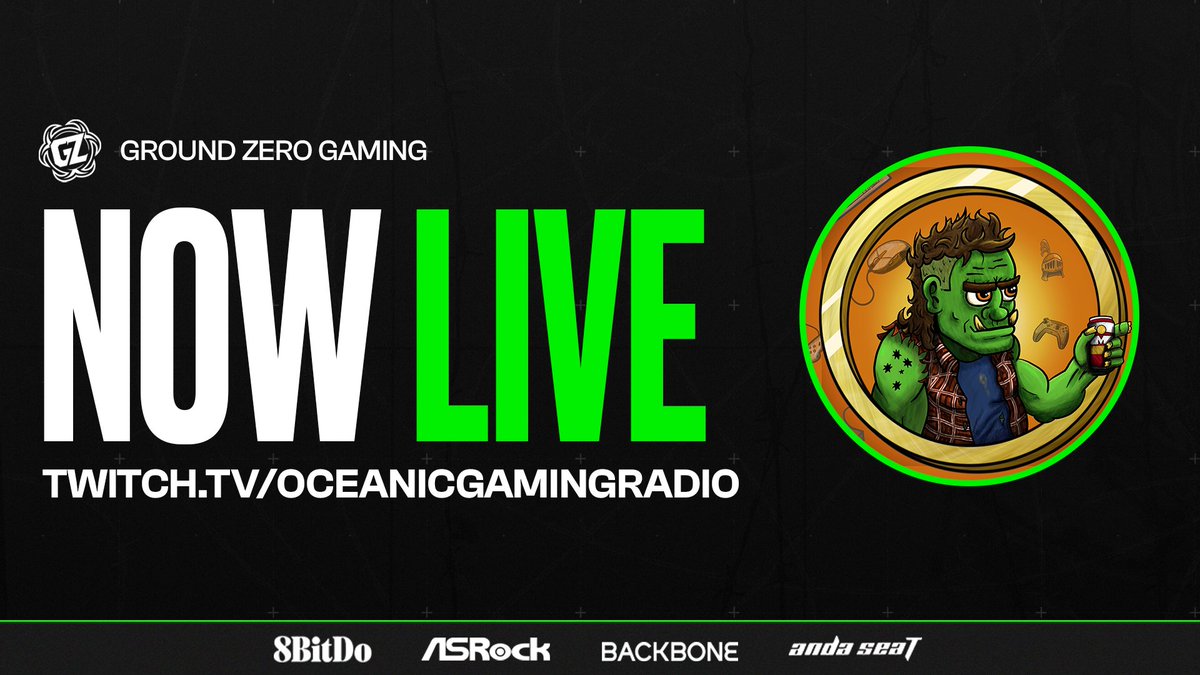 GroundZeroOCE's tweet image. How about a podcast to spice up your Monday night?

@OGRshow is live with @GrizzlyGaming86 and @CaptainperthTV on the mics🎙️

📺twitch.tv/oceanicgamingr…

#GZPZ