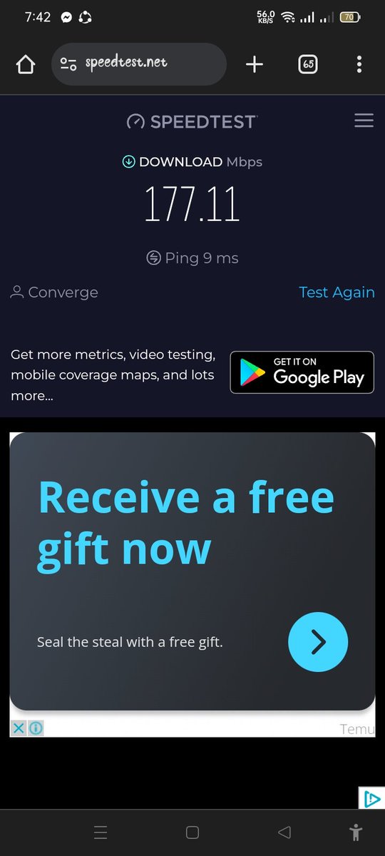darryl2593's tweet photo. #UnleashTheBoostSpeedTestChallenge #FlexYourSpeed #ConvergeSpeedtestChallenge https://t.co/Il5iBtovFU