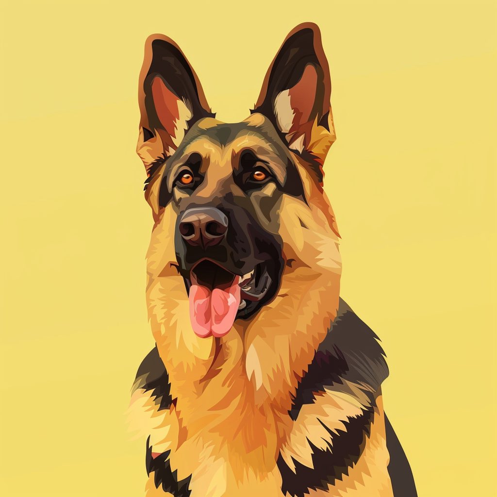 SketchmeApp's tweet photo. I gave my friend a portrait of their Shepherd, and they were absolutely thrilled! https://t.co/wheW4YSppk
