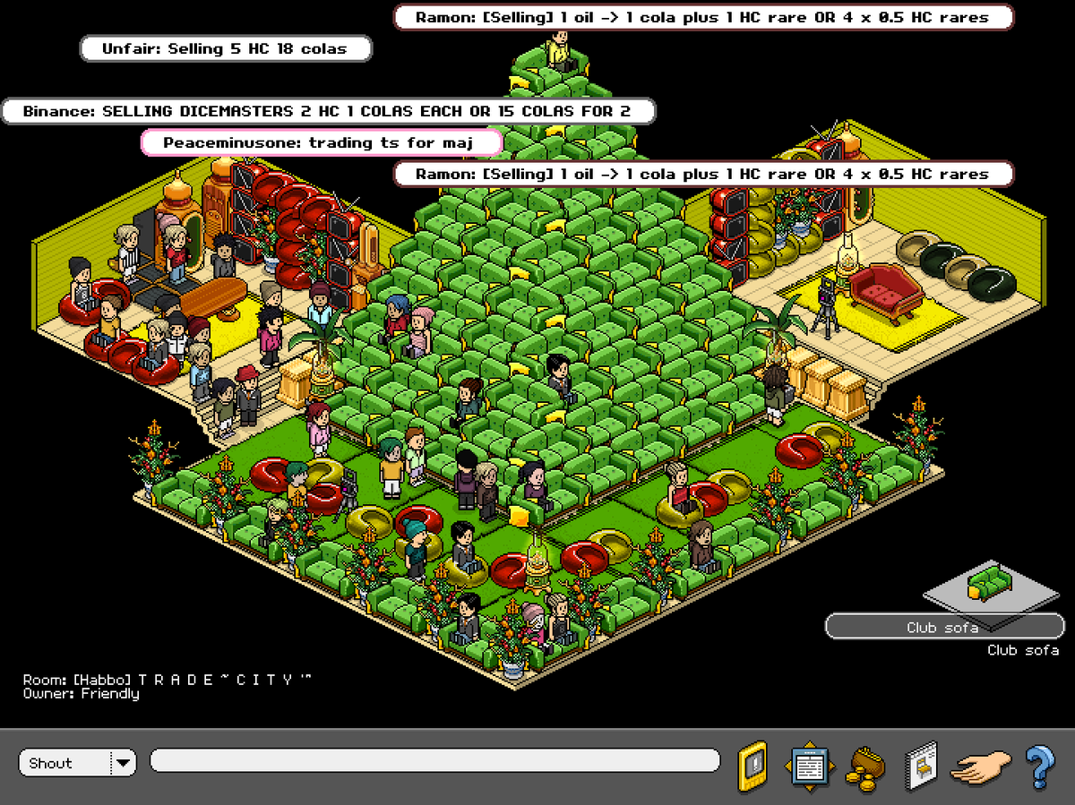 FemqHabbo's tweet photo. This is how you know current habbo is broken! Please never bring back Credit furni or Marketplace.

THIS IS HABBO!: https://t.co/8CtwronupQ