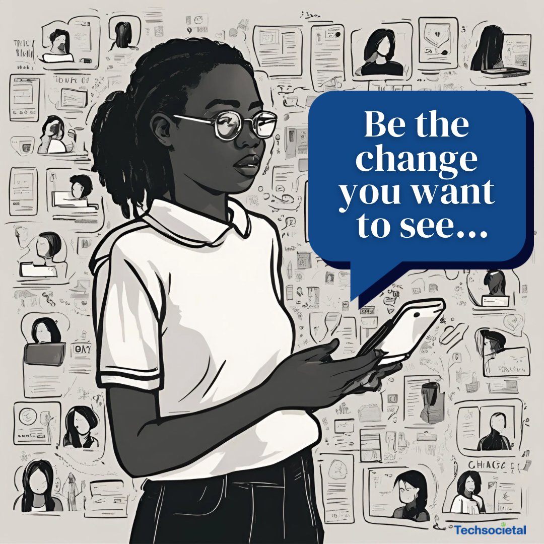 TechSocietal's tweet image. This week, you need to stop wishing and start acting. The digital world reflects what we bring to it. You too can become an architect of a safer digital ecosystem for women and children.

#MondayMotivation
#ChangeAgents
#TechSocietal