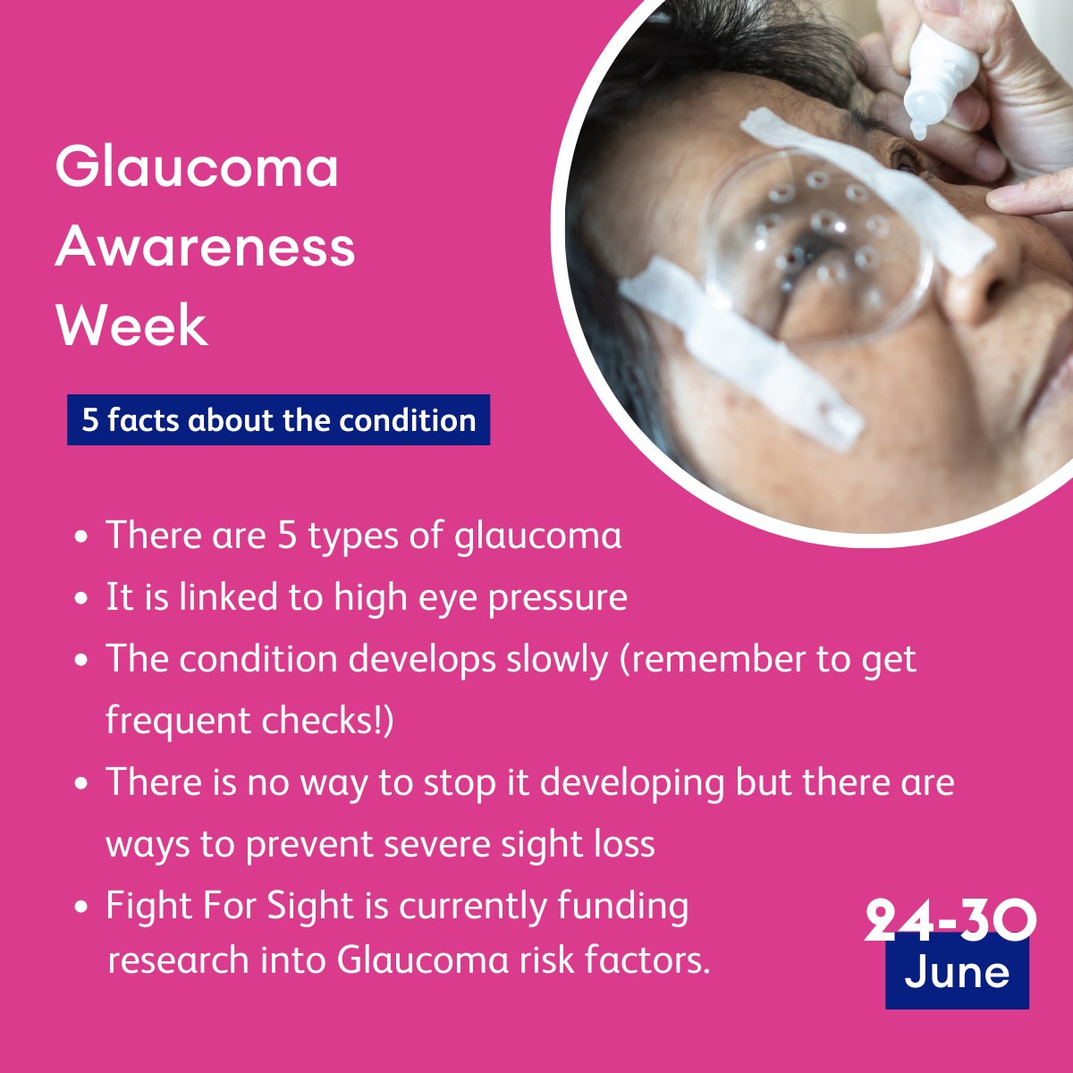 Fight for Sight previously Vision Foundation (@vision_fdn) on Twitter photo #Glaucoma is the leading cause of irreversible blindness, characterised by damage to the optic nerve connecting the eyes to the brain. Around 80 million people across the globe have glaucoma. Here are the top 5 signs and symptoms to look out for.
Discover more with <a href="/glaucoma_uk/">Glaucoma UK</a> #Glaucoma is the leading cause of irreversible blindness, characterised by damage to the optic nerve connecting the eyes to the brain. Around 80 million people across the globe have glaucoma. Here are the top 5 signs and symptoms to look out for.
Discover more with <a href="/glaucoma_uk/">Glaucoma UK</a>