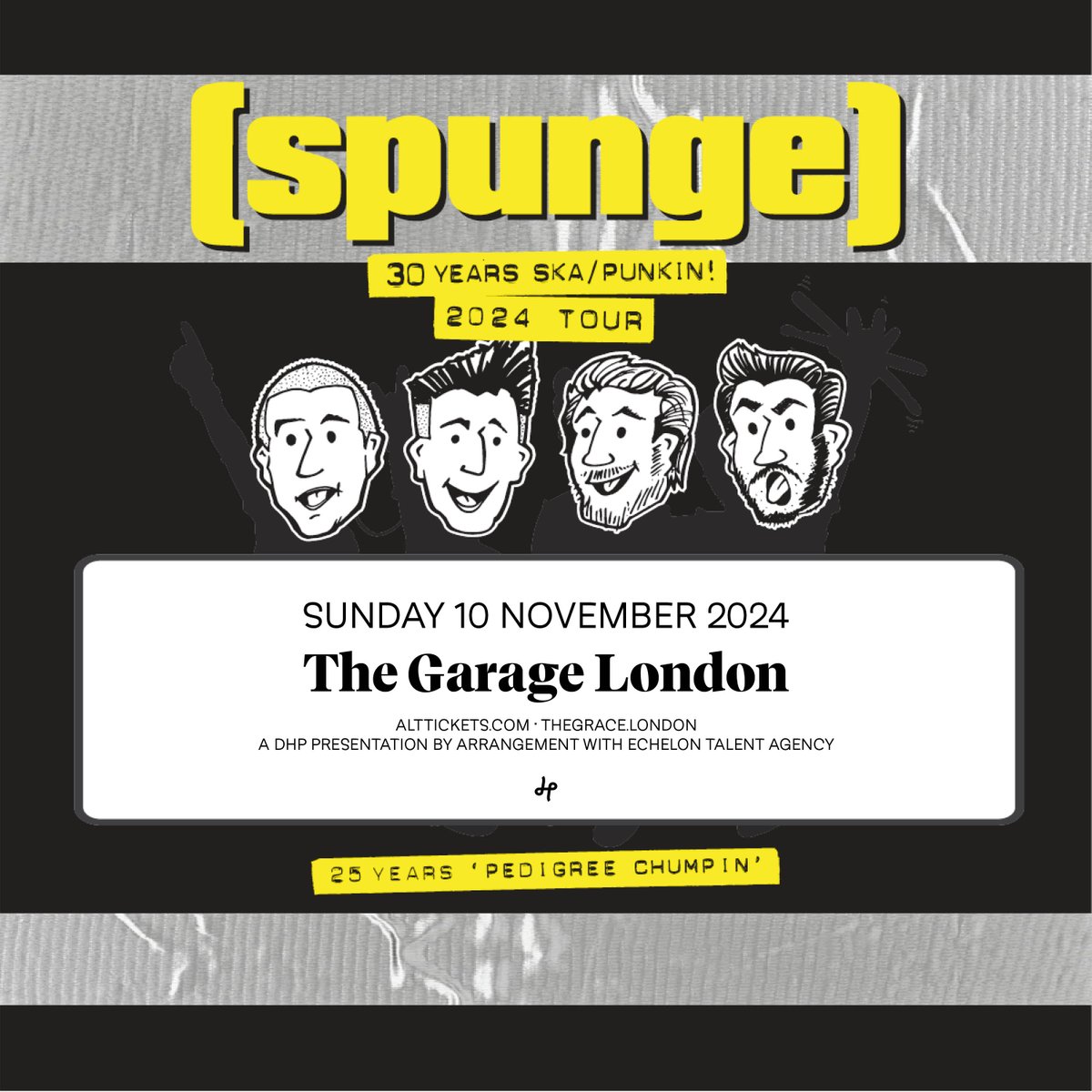 🎟️ ON SALE NOW 🎟️

Tickets are now on sale for <a href="/spungeuk/">[spunge] Ska Punk UK</a> this November!

📅 Sunday 10 November 2024
🎟️ Get yours here 👉 ticketweb.uk/event/spunge-t…