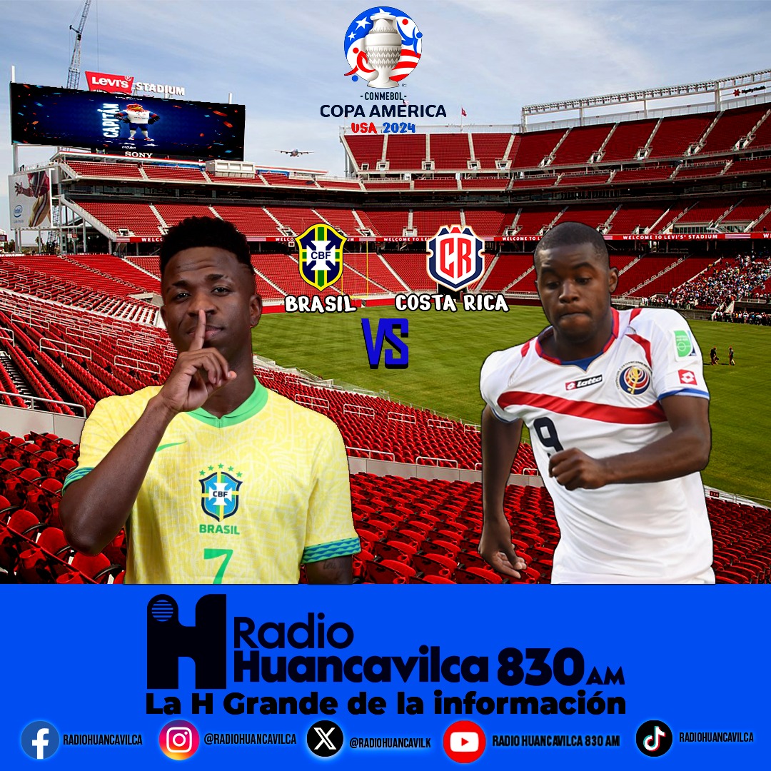 RadioHuancavilk's tweet photo. 🥳🎉 FIESTA FUTBOLÍSTICA ENTRE LA CANARINHA Y LOS TICOS 🥳🎉
#Brasil 🇧🇷 - #CostaRica 🇨🇷
💻 Previa: 19h00
⌚️ Partido: 20h00
🎙#JoséOchoa - #EdwinCruz
😎 @cocobasile10, @_jimmymontero y #JuanTriviño
#CopaAmérica2024
#TeloDamosTODO https://t.co/MEdOwDg40W