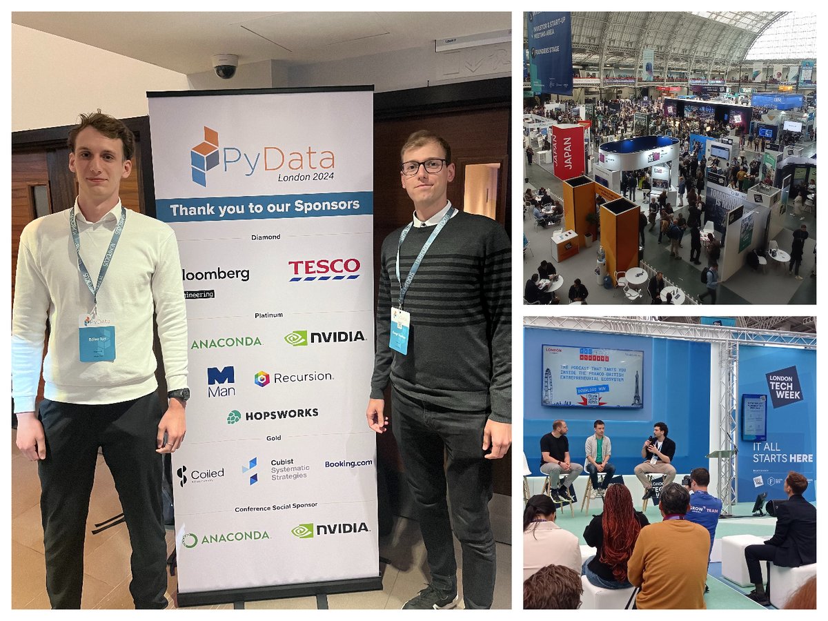 Recently, we spent an incredibly eventful week in London, enriching our knowledge at three different AI-focused events.💂‍♀️🤖

Inspiring conversations and innovative presentations at #LondonTechWeek, at #AISummitLondon and at #PyDataLondon deepened our boundless passion for AI.🚀