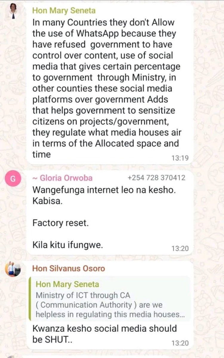 KenyanSays's tweet photo. They now want to Gag you by shutting down the internet and Social media apps in Kenya on Tuesday and Thursday ...Tag all those human rights bodies in the world...#RejectFinanceBill2024 #OccupyRadissonBlu https://t.co/AeCfku96Cr