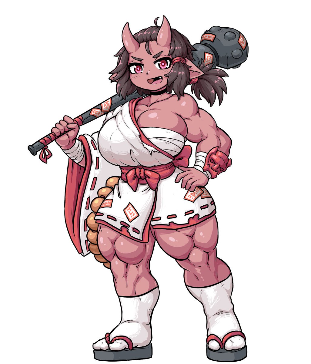 a cute oni her name is Shion btw