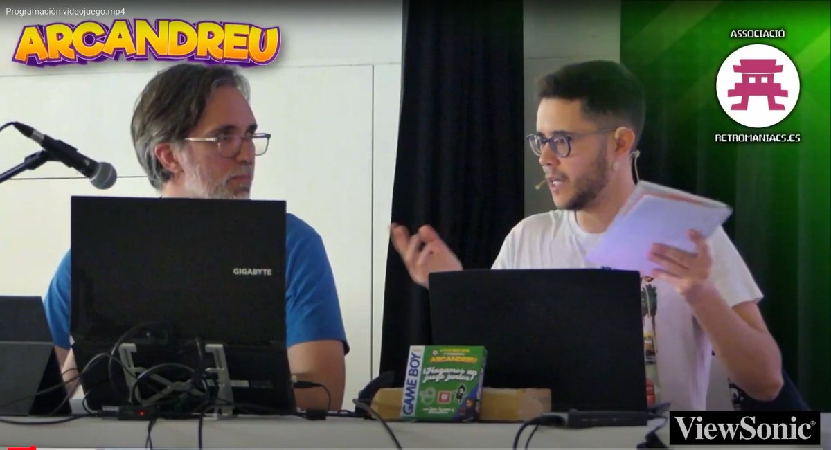 ¡¡ATENCIÓN NUEVO #VIDEO #ARCANDREU2024!!

PROGRAMACIÓN EN DIRECTO DE UN JUEGO DE #GAMEBOY

Vídeo👉youtu.be/6Q1yXqwssO0

En la edición de este año te trajimos un momento mágico: La programación en directo y de manera interactiva con el público de un juego de GameBoy totalmente