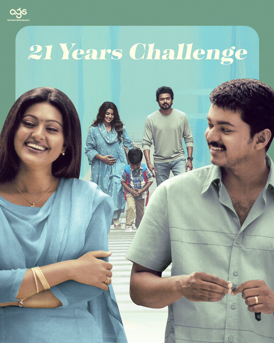 TamilTvChanExp's tweet photo. #TheGreatestOfAllTime 2nd Single

#ChinnaChinnaKangal  https://t.co/hgNnhqGk8S…

#21YearsChallenge #GOATxVaseegara  

#GOATSecondSingle 

Vocals by @actorvijay &amp; #Bhavatharini 🎤

 #GOAT https://t.co/y4obQpYuec