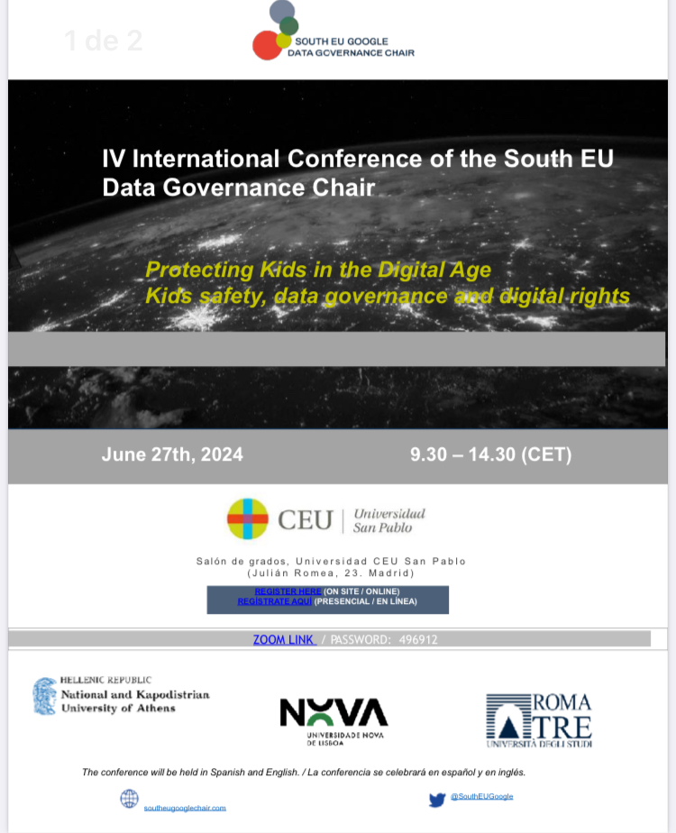South EU Google Data Governance Chair tweet media