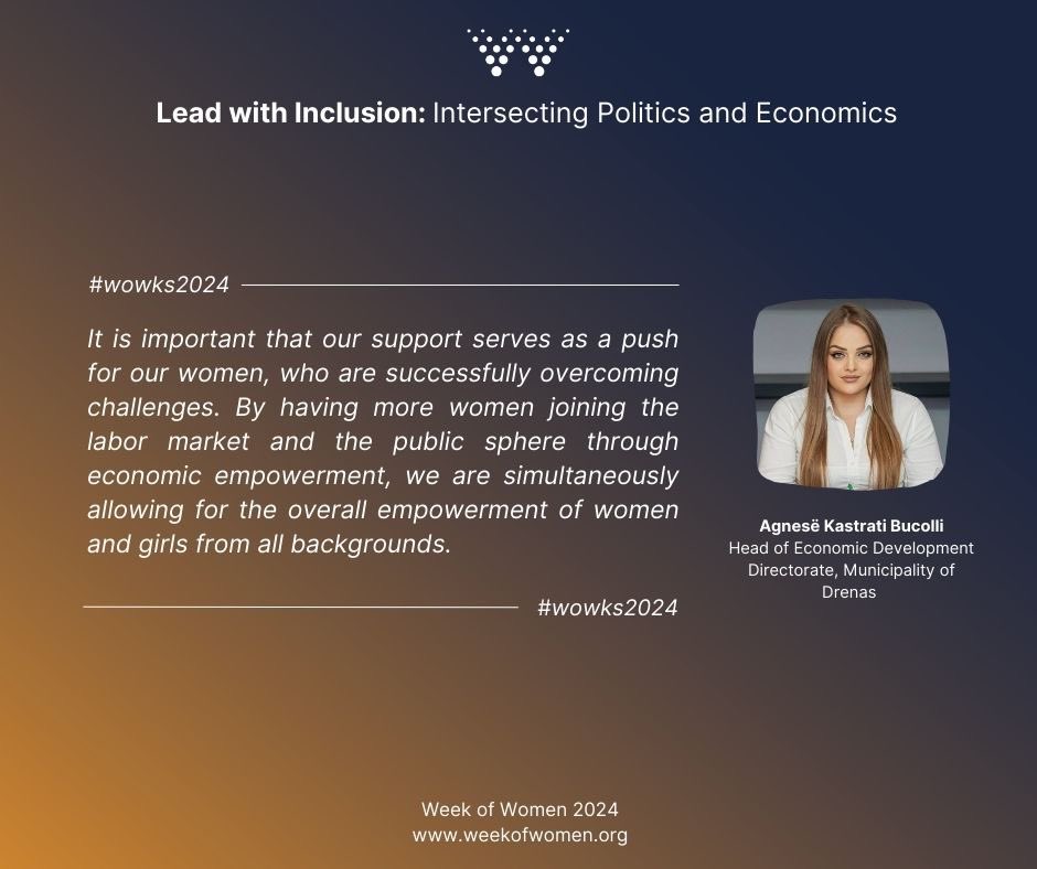 Revisiting moments from our Week of Women Policy Debates 2024.
Nothing inspires us more than our Week of Women speakers!

#NDIKosovo #USAIDKosovo #SwissEmbassyPristina #wowks2024 #LeadWithInclusion #IntersectingPoliticsandEconomics
#InvestInWomen #MoreActiveAllies