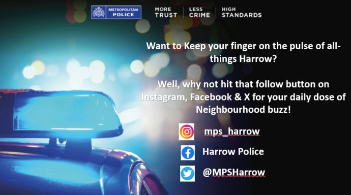 MPSHarrow's tweet photo. Facebook has finally launched!!!
You can find us on Harrow Police.
#Harrow #yourlocalteam #excitingstories https://t.co/wcJR9ZrP2e