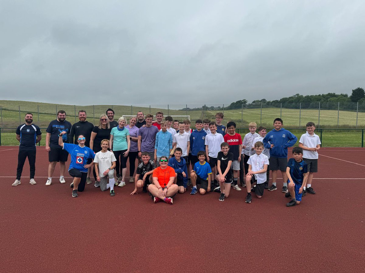 Not content with saying our goodbyes to P7 in a special assembly this morning, the staff played the P7s at football today…guess who won?! #betterthanthescotlandteam #craigdhueuros #goal