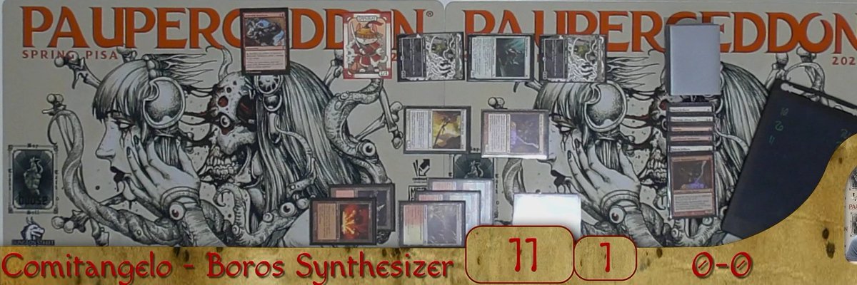 My weekend at Paupergeddon is gone into 2-3 "spieghismo", a bit unlucky but this is Magic 🥲
The only moment of glory was this:
Live streaming, Goblin Bushwhacker + Kor Skyfisher + Goblin Bushwhacker for lethal damage &amp; eternal glory! 💥🏴󠁧󠁢󠁥󠁮󠁧󠁿