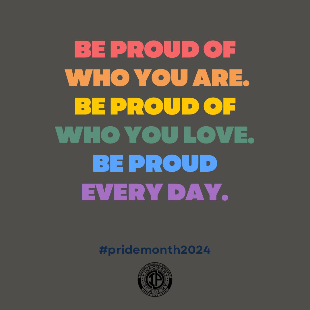 As we enter the last week of Pride 2024, we would like you to ask yourself, what have you learnt from Pride 2024, and how are we as a society being inclusive towards the LGBTQ+ community. 🏳️‍🌈

InPower believe everyone is equal regardless of any differences.

#pridemonth2024