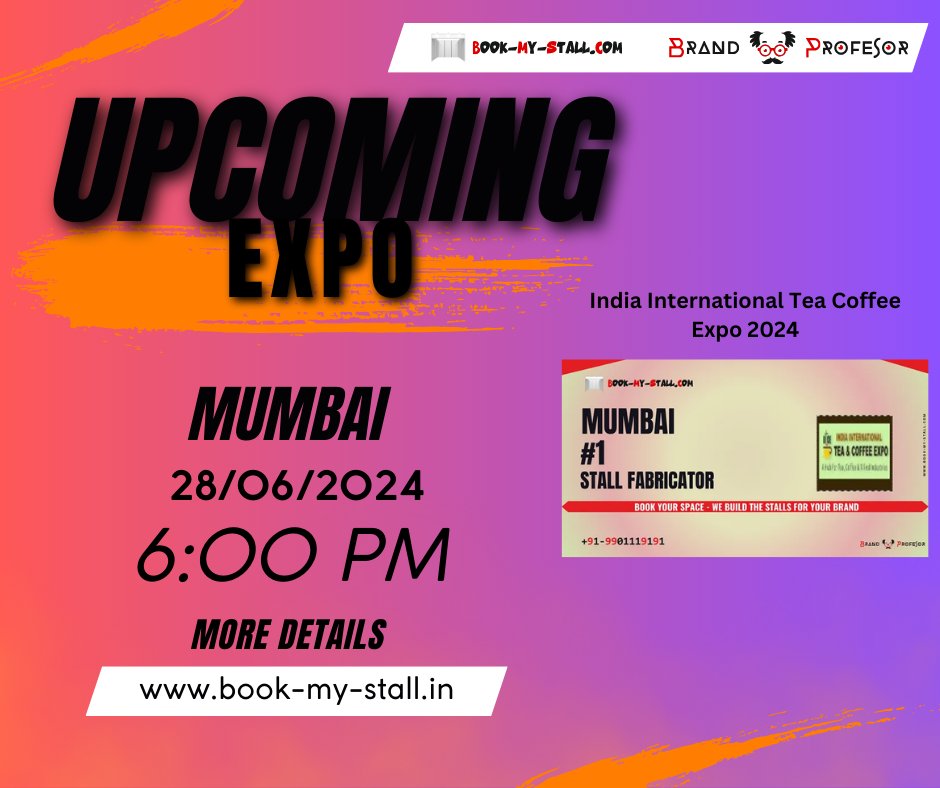 c_rishith's tweet image. 🌟 Sip and savor at the India International Tea &amp;amp; Coffee Expo 2024! ☕🍵 Join us March 15-17 at the Bombay Exhibition Centre, Mumbai, for a celebration of flavors, innovations, and industry excellence. Register now to explore the world of tea and coffee!