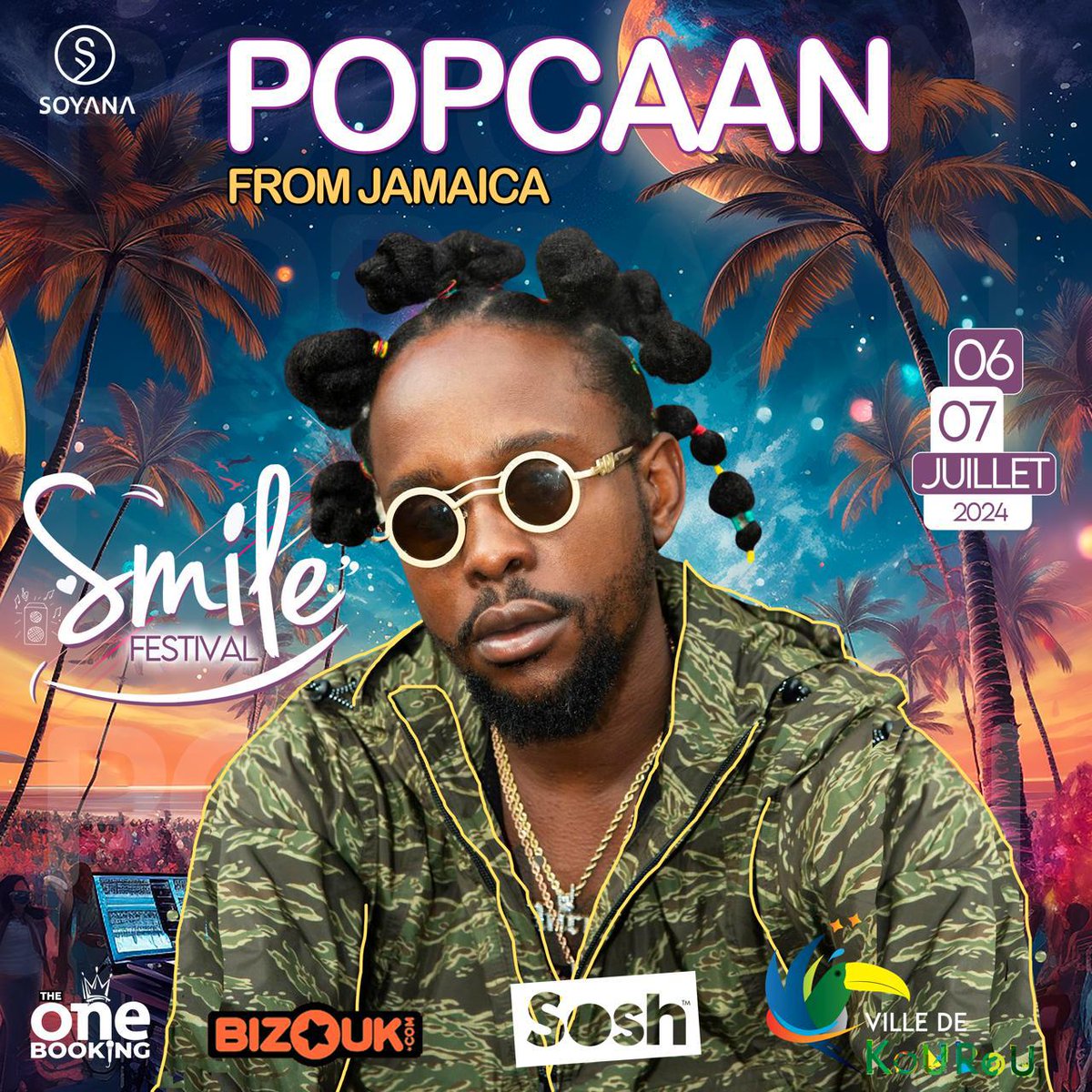 Smile Festival French Guiana mi soon forward!! #UnrulyBoss #Popcaan #Soyana #FrenchGuiana