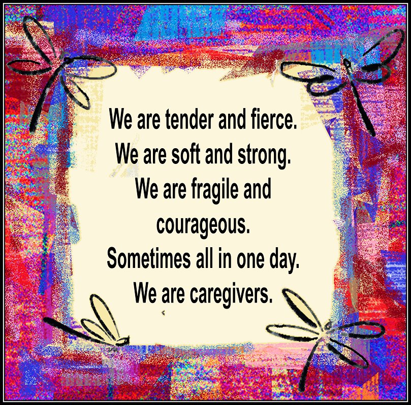 Please re-Tweet to raise awareness: As caregivers, we must use our strength and show our vulnerability. 

#Alzheimers #dementia #quote