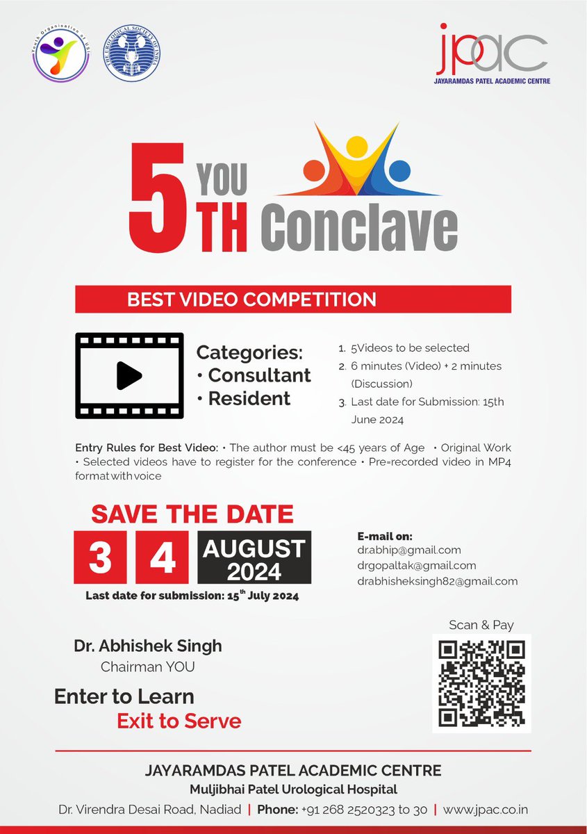 5th Youth Conclave is round the corner ! Inviting abstracts and videos!