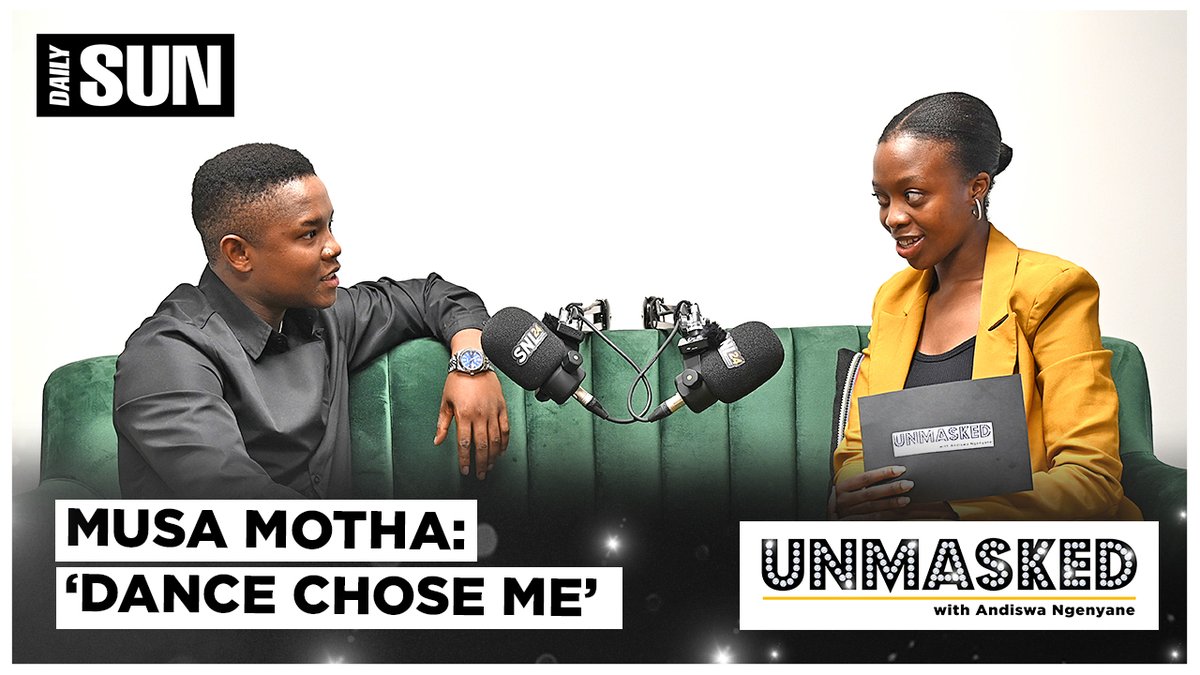 dailysunsa's tweet photo. WATCH | 'Dance chose me' @Musa_Motha https://t.co/d5BbJPlhTx
#DailySun #Umasked #podcast #BGT #AGT #MusaMotha @NgenyaneAndiswa https://t.co/aWPv7gCeBb