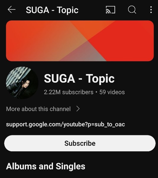 RapLine_BR's tweet photo. 🚨🚨ATENÇÃO ARMYS🚨🚨

O perfil do Yoongi está sem descrição no youtube, copiem e colem para notificar os envolvidos!!

@bts_bighit @BIGHIT_MUSIC @TeamYouTube, 
SUGA / Agust D Topic on YouTube is the only one without description even though his music has been available on the platform for years.

We ask you to add a description to his profile like other BTS members  have. Thank you.