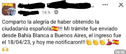 <a href="/Marteensen/">Martín Caamaño</a> <a href="/CGEspBsAires/">CGEspBuenosAires</a> <a href="/MAECgob/">Ministerio de Asuntos Exteriores, UE y Cooperación</a> <a href="/EmbEspArgentina/">Embajada de España en Argentina</a> <a href="/crebuenosaires/">CRE Buenos Aires</a> <a href="/CGCEE_VIII/">Consejo General Ciudadanía Española en el Exterior</a> <a href="/PiliCancela/">Pilar Cancela/❤️</a> <a href="/DavidCasarejos/">David Casarejos</a> <a href="/justiciagob/">Ministerio de la Presidencia, Justicia y R. Cortes</a> <a href="/DefensorPuebloE/">Defensor del Pueblo</a> <a href="/LeyMemoria/">Ley de memoria democratica.</a> <a href="/CgEspBahiaBlanc/">CGEspaña BahíaBlanca</a> Informen!! Gente q está a miles de km. y no les responden. Además de no respetar fecha de entrada como corresponde.