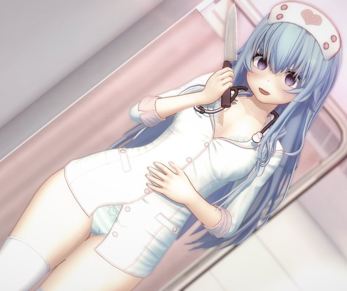 は〜い、今かラお腹にお注射しますネ〜

悪い病気を治す為ですからネ

すっごく痛いですケド我慢してくださいネ〜💕 