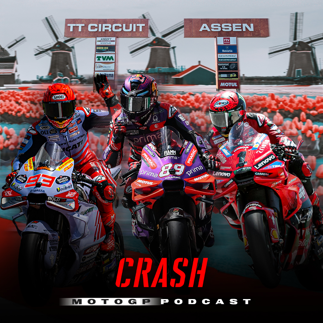 New Podcast 🎧 | We preview the #DutchGP &amp; (before it was official) Marco Bezzecchi's move to Aprilia + much more!

Available on Apple Podcast/Spotify or click the link below to listen:

shows.acast.com/crash-motogp-p…

#MotoGP