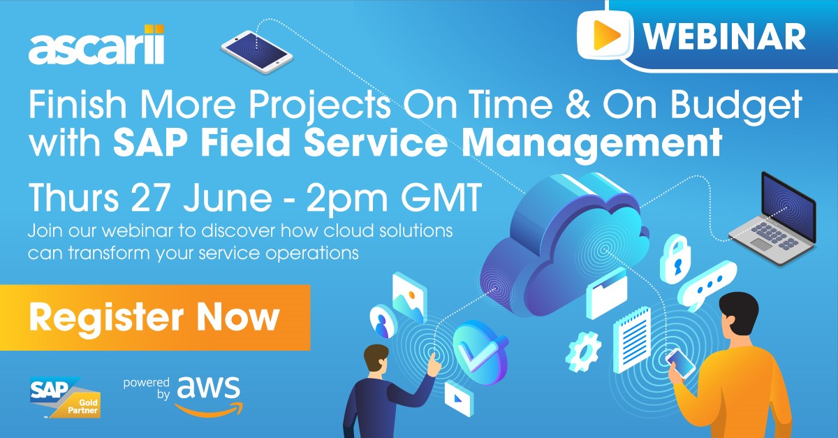 Don't forget to register for our next #webinar, which will be focused on optimising #fieldservicemanagement and takes place this Thursday, June 27th at 2pm. Click here to find out more and register: lnkd.in/eDEZ3T7M
