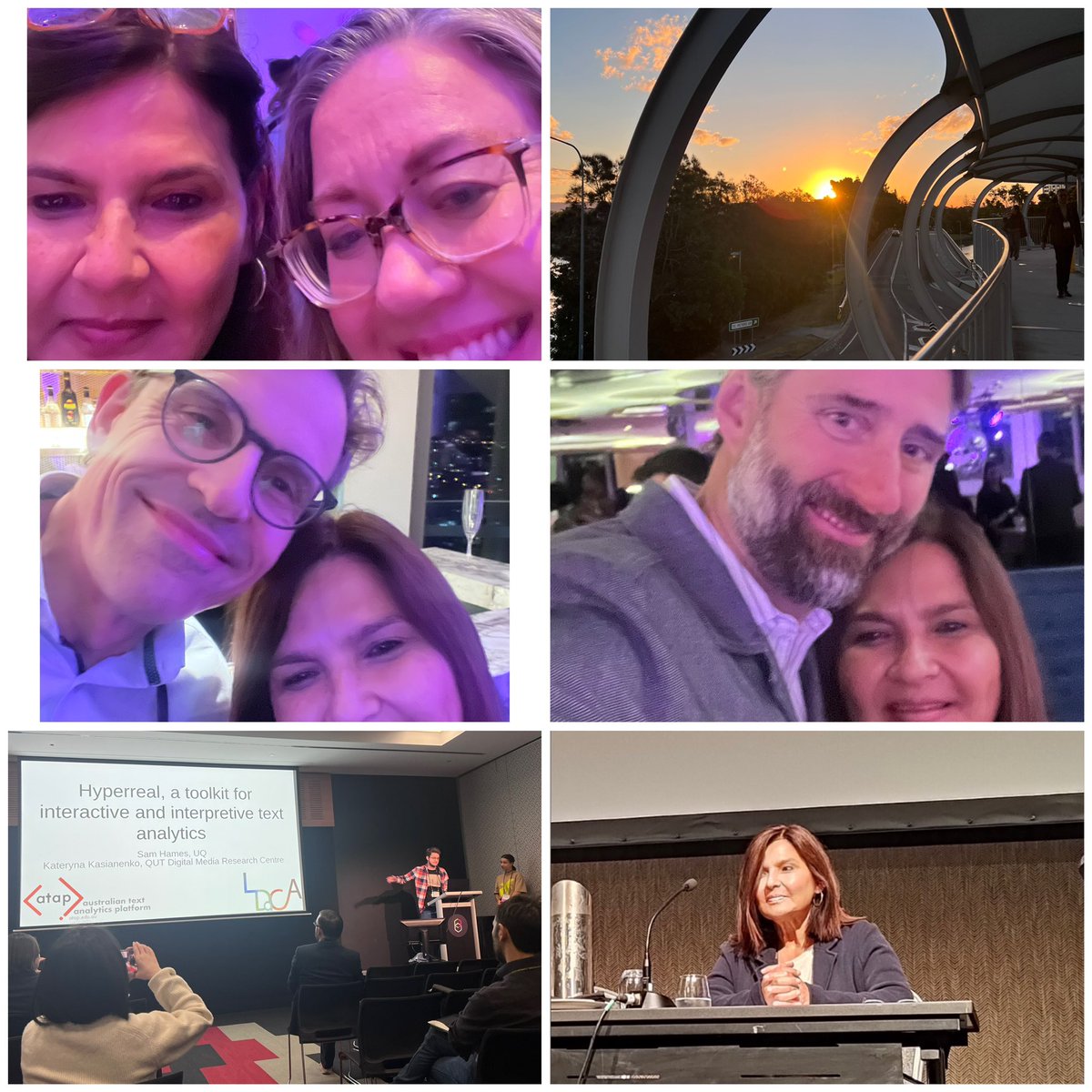 #ICA24 was a good thing. Seeing some comm &amp; pol comm colleagues &amp; meeting new ones; presenting a paper &amp; chairing in person; seeing UQ pals presenting, engaging with different or emerging topics…Even the bridge between the Star &amp; Convention Centre…all rewarding.