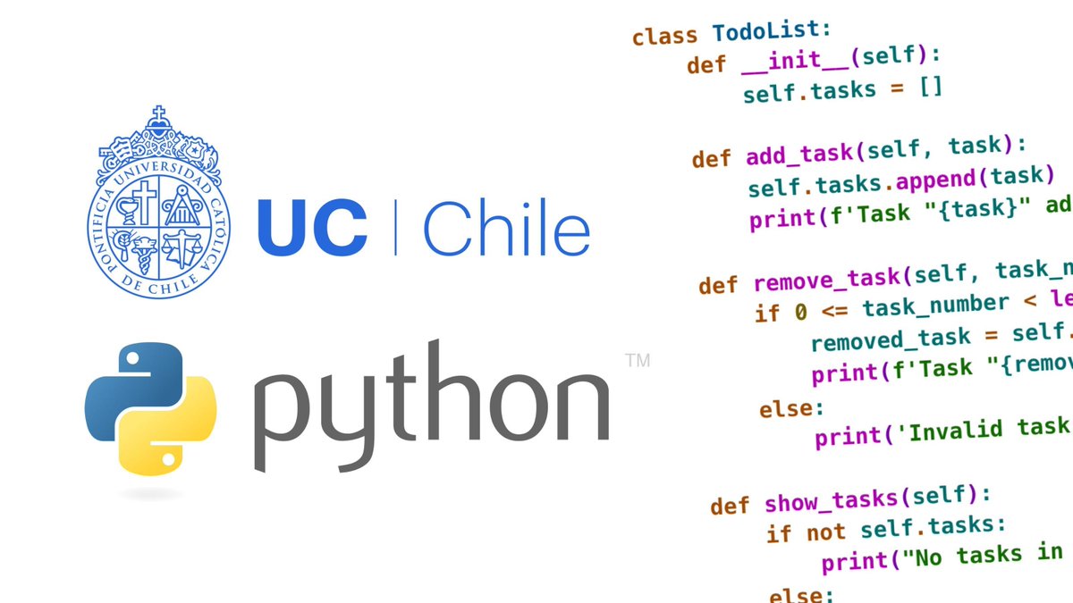 ¿Quieres aprender Python? ¡La Universidad de Chile UC ha lanzado un curso sin coste y en Español!

Con certificado opcional final: coursera.org/learn/aprendie…