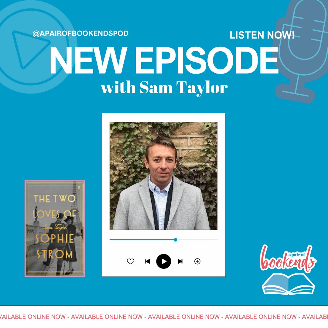 A Pair of Bookends (@apairofbookends) on Twitter photo New episode is out today w/ author & literary translator <a href="/SamTaylorwrites/">Sam Taylor</a>
Sam has translated the likes of <a href="/LaurentBinetH/">Laurent Binet</a>, #LeïlaSlimani & #MarcelProust & we chat about the differences in his process as translator & as novelist. We deep dive into his new novel which is WONDERFUL New episode is out today w/ author & literary translator <a href="/SamTaylorwrites/">Sam Taylor</a>
Sam has translated the likes of <a href="/LaurentBinetH/">Laurent Binet</a>, #LeïlaSlimani & #MarcelProust & we chat about the differences in his process as translator & as novelist. We deep dive into his new novel which is WONDERFUL
