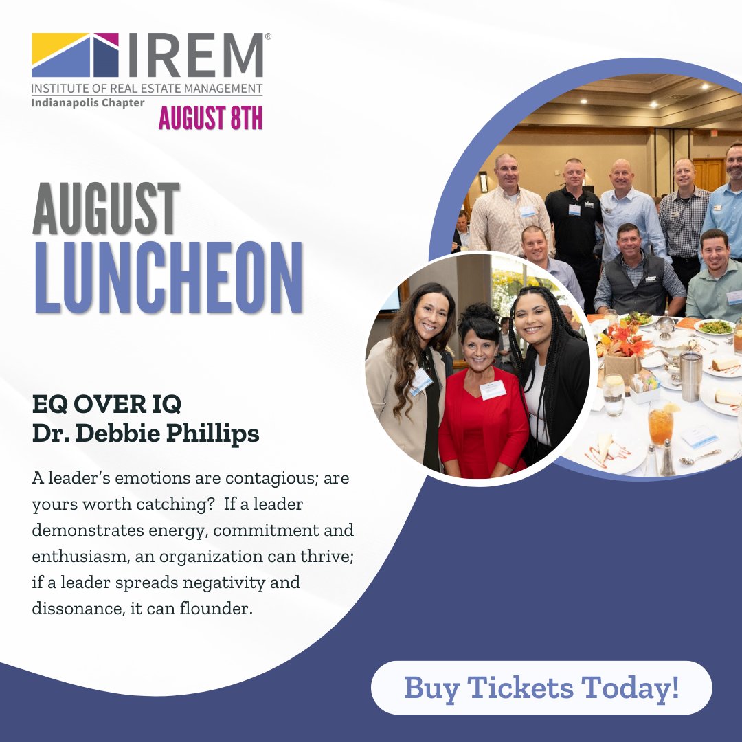 Join @iremindy and <a href="/drpsuccess/">Dr.DebbiePhillips</a> on August 8th for an engaging presentation that discusses proven techniques that increase emotional intelligence and impacts the organization in powerful ways.

iremindy.org/meetinginfo.ph…